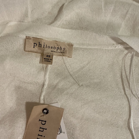 Philosophy Elegant White Women's Sweater - Picture 3 of 4